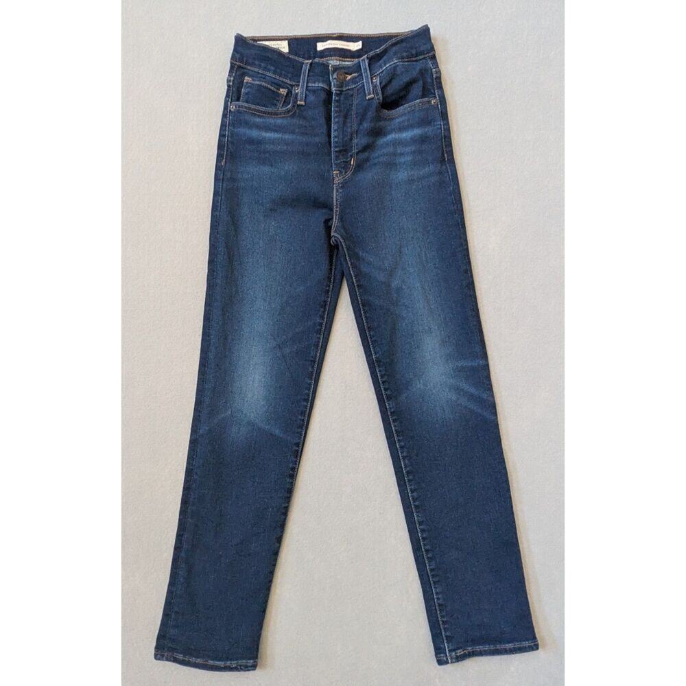 Levi's Premium 724 High Rise Straight Crop Women's Jeans Size 25